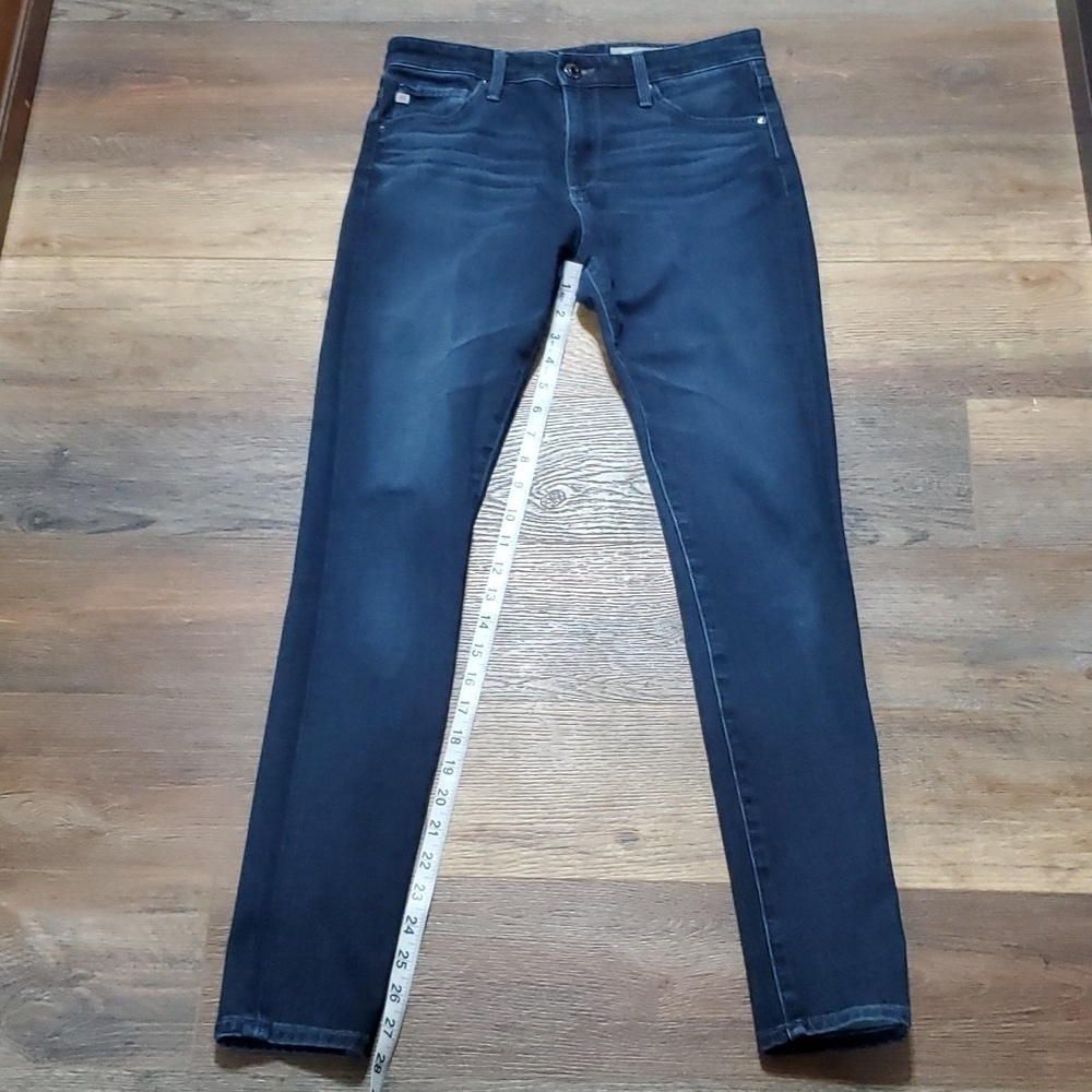 Adriano Goldschmied farrah skinny high rise jeans dark blue wash